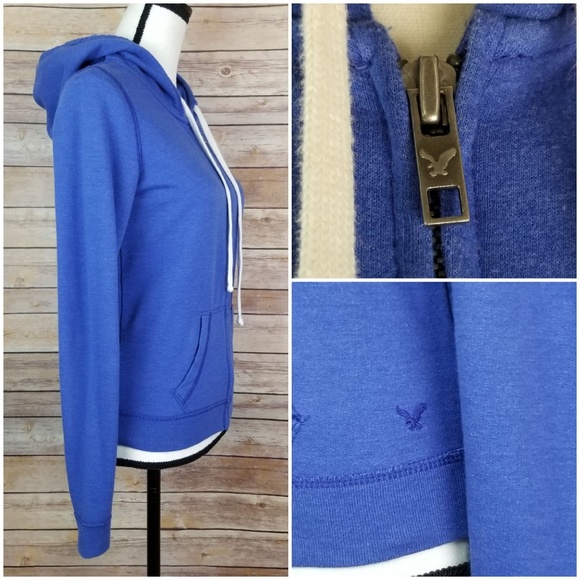 American Eagle Zip Up Hoodie Size XS - Picture 3 of 6